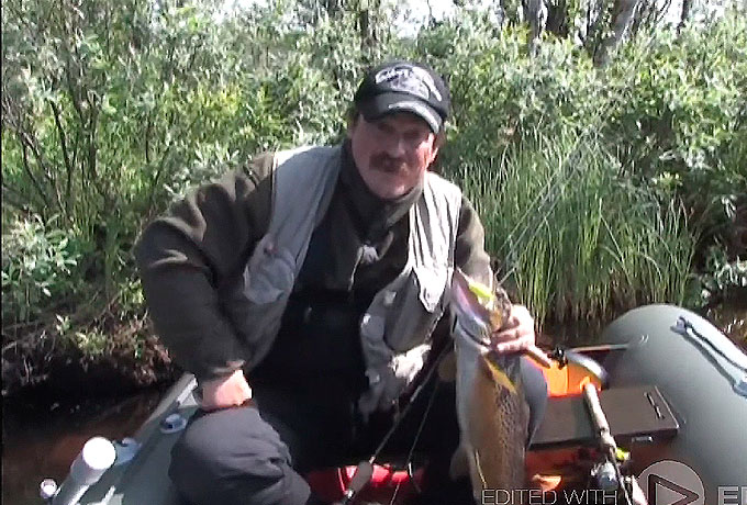 Большая кумжа! Экзамен для спиннинга Taifun Rod 2,4 м  2-14 гр.