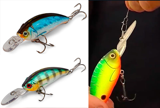 Воблер TSUNAMI CRANK Часть 1 демонстрация работы в бассейне.