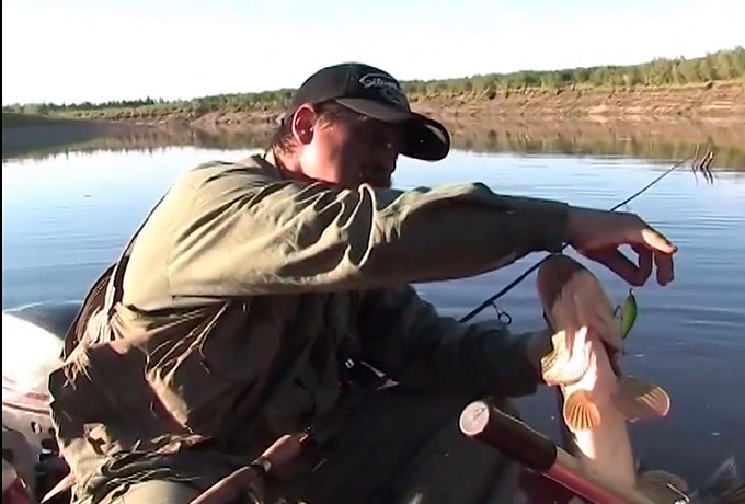 Воблер TAIFUN - 0 демонстрация игры и применения ролик №1