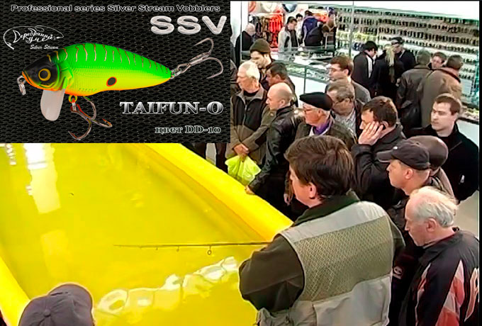 Воблер TAIFUN - 0 демонстрация игры и применения ролик №2